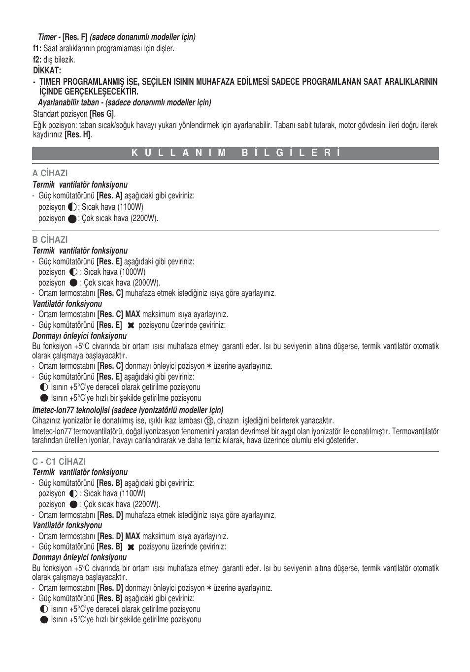 Imetec LIVING AIR M1-100 User Manual | Page 38 / 70