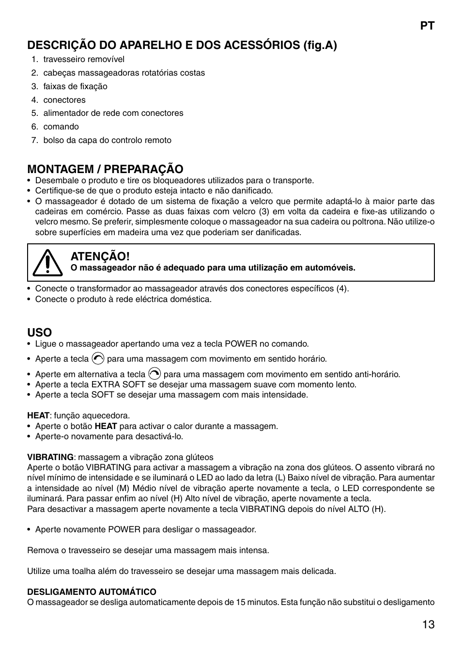 Montagem / preparação, Atenção | Imetec SENSUIJ SM2-200 User Manual | Page 18 / 54
