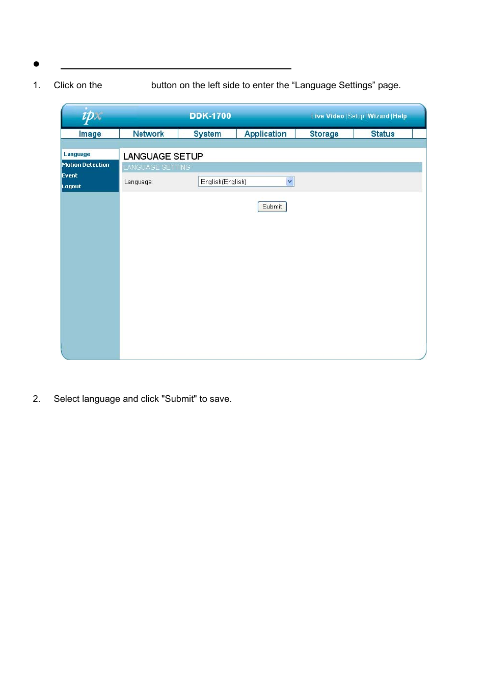 5 changing the application settings | IPX DDK-1700 User Manual | Page 56 / 110
