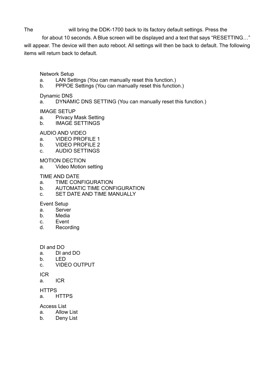 2 the reset button, Eset, Utton | IPX DDK-1700 User Manual | Page 8 / 110
