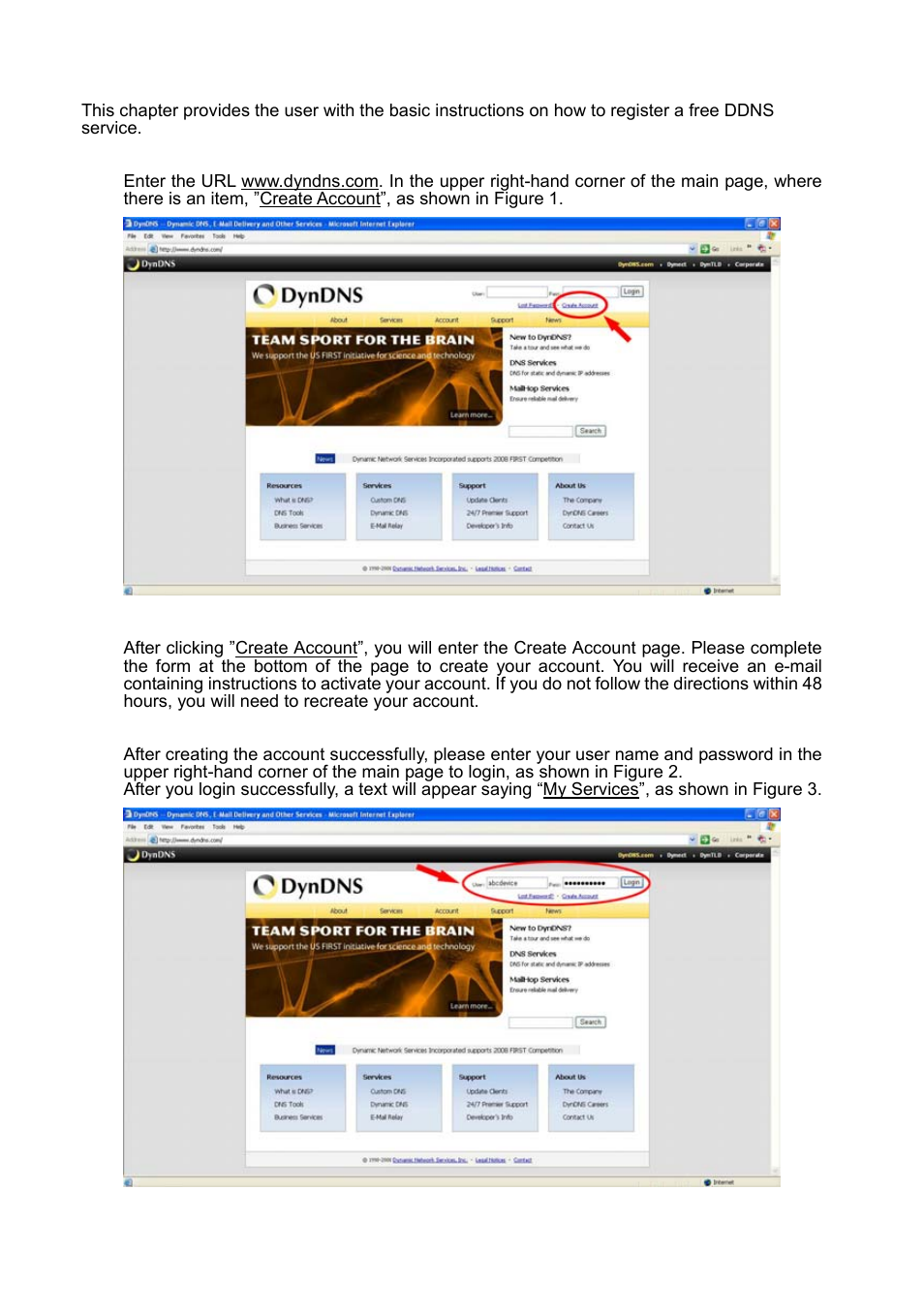 Appendix 2. –register as a ddns member | IPX DDK-1800 User Manual | Page 107 / 109