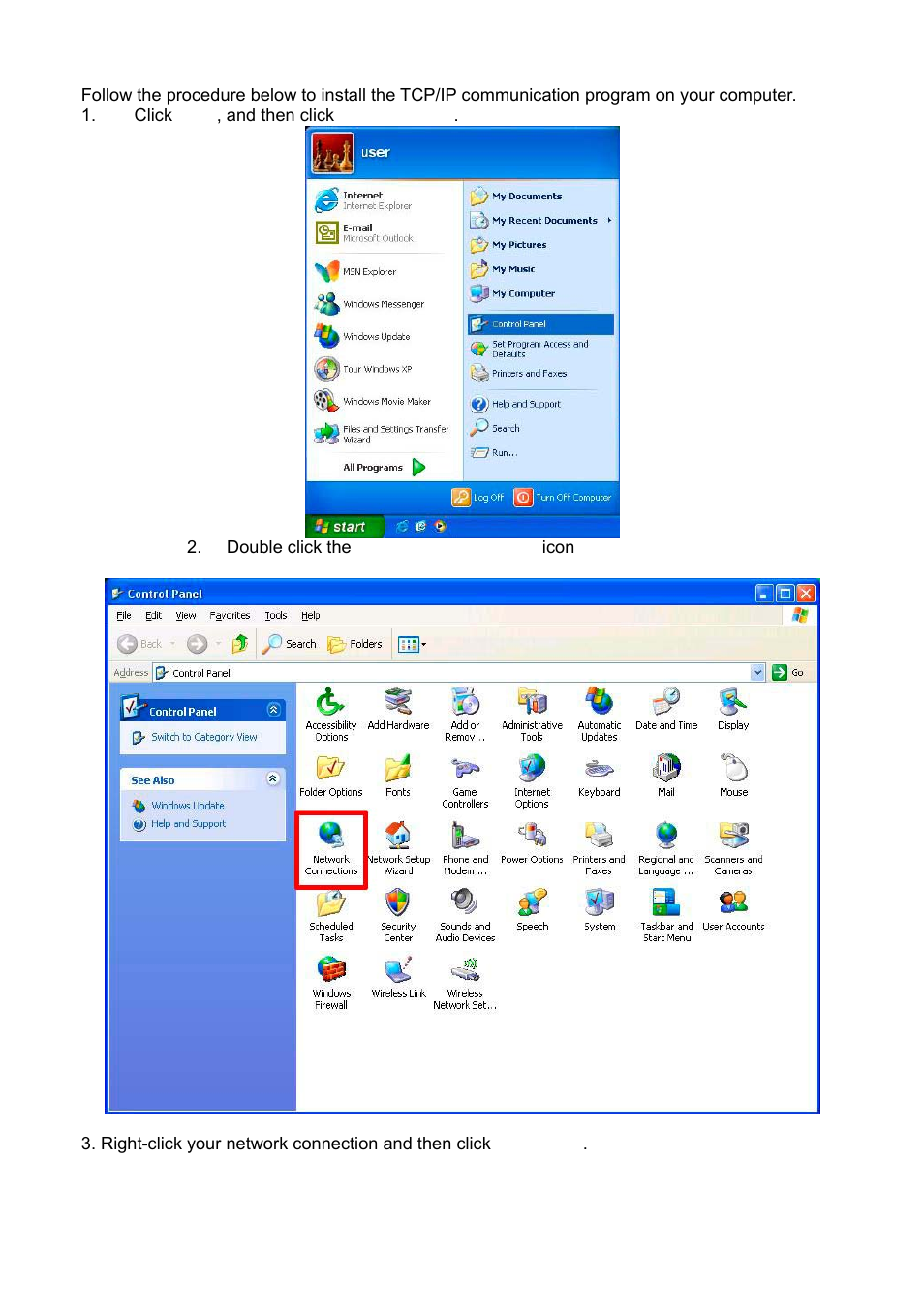 3 tcp/ip communication software, 3 tcp/ip c, Ommunication | Oftware | IPX DDK-1800 User Manual | Page 16 / 109