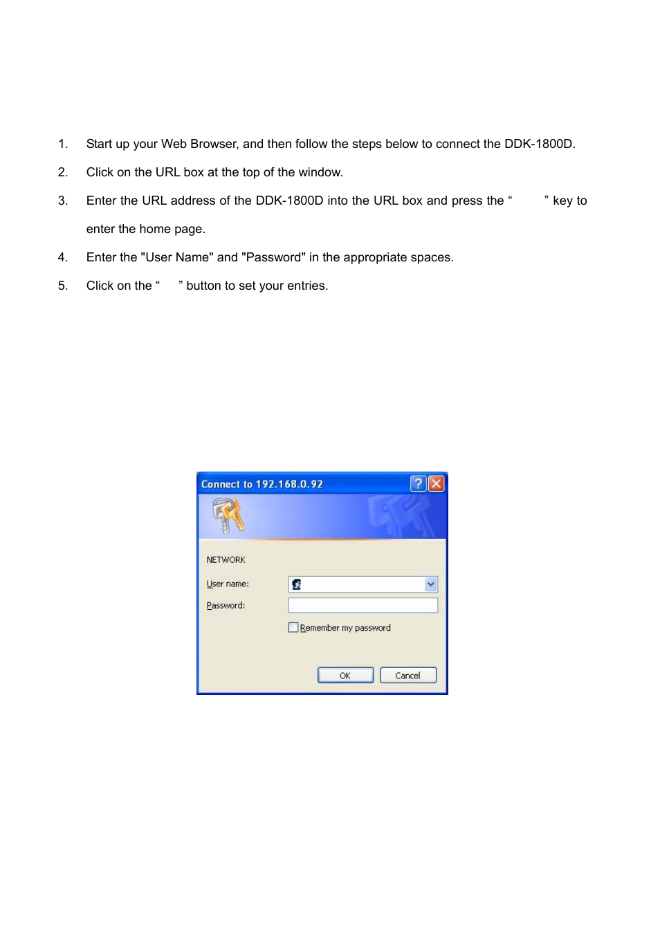 1 web browser, 1 connecting the ddk-1800d, Rowser | IPX DDK-1800 User Manual | Page 23 / 109