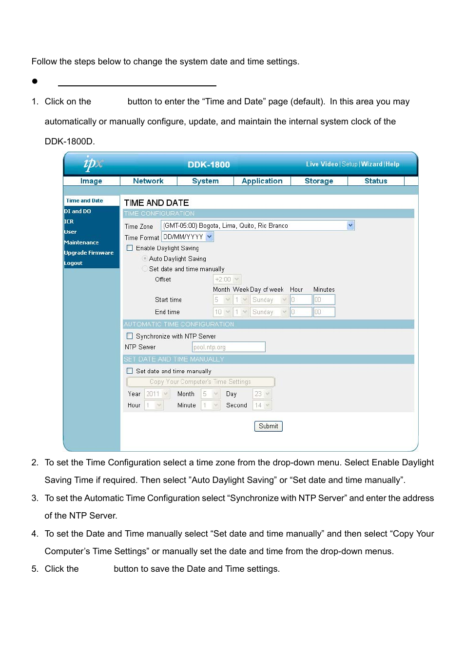 4 changing the system settings | IPX DDK-1800 User Manual | Page 48 / 109