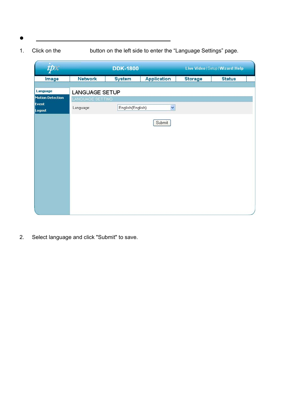 5 changing the application settings | IPX DDK-1800 User Manual | Page 55 / 109