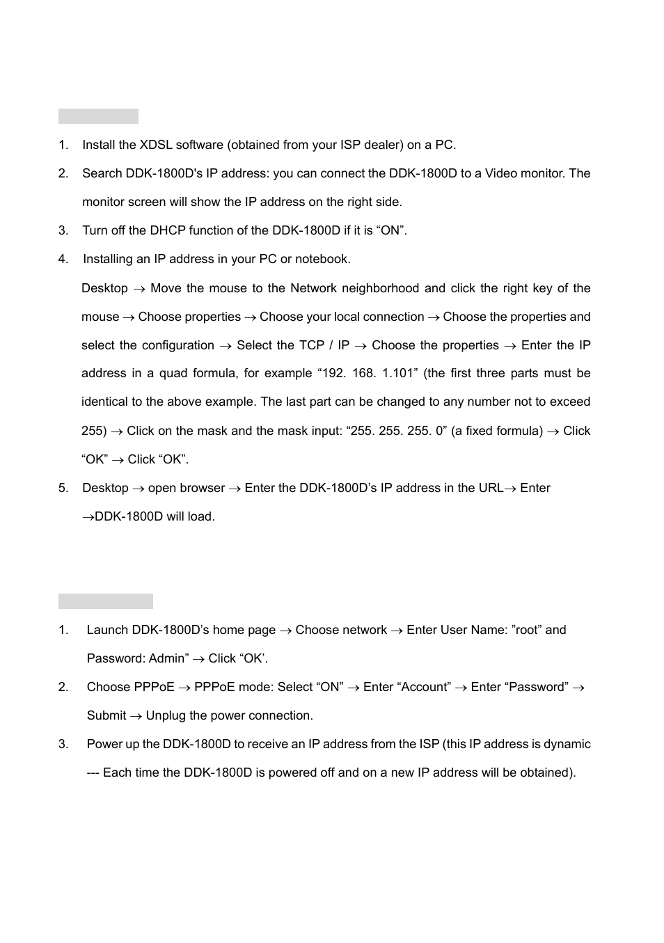 8 pppoe & ddns | IPX DDK-1800 User Manual | Page 74 / 109