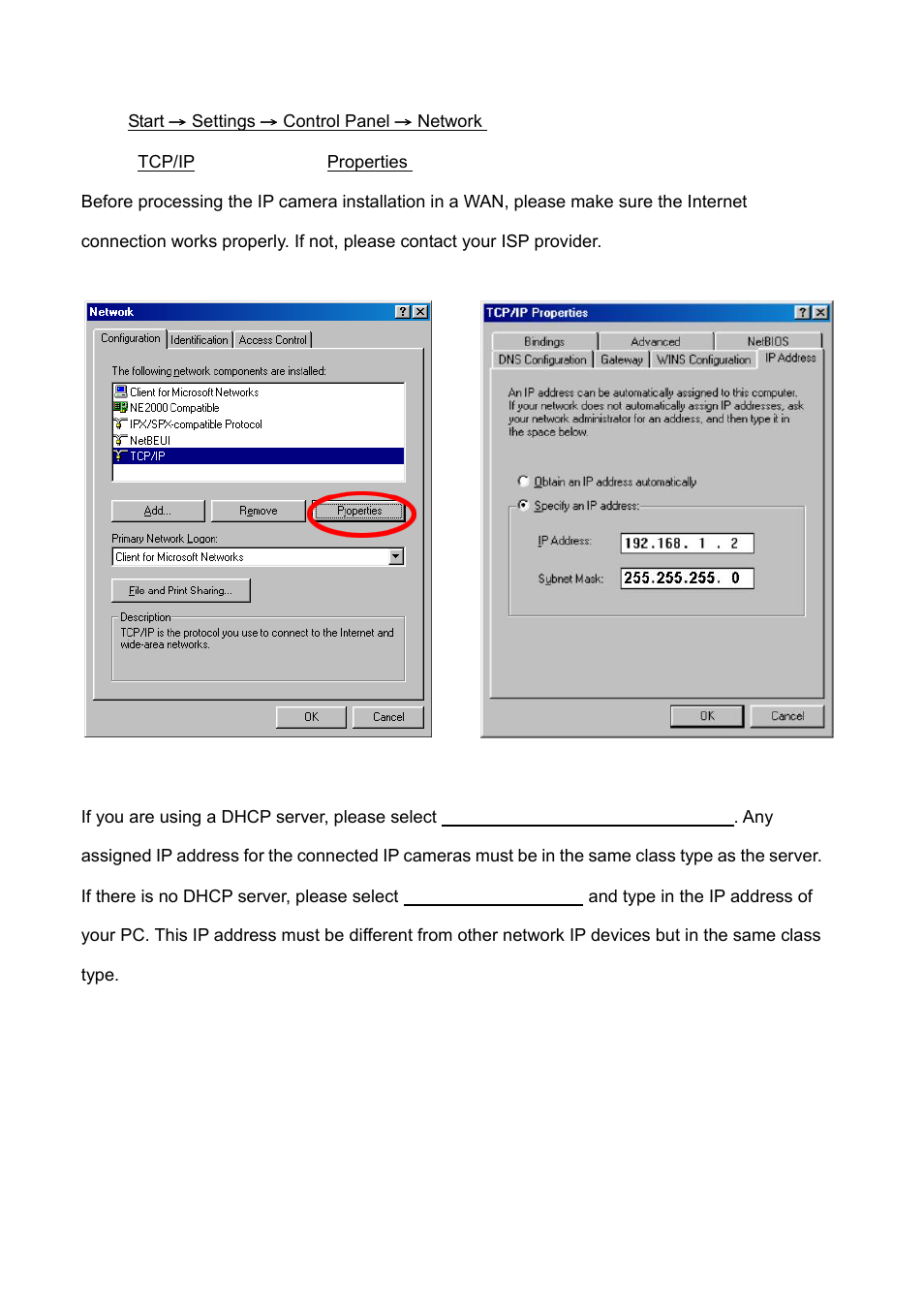 5 tcp/ip configuration setting, 5 tcp/ip, Configuration setting | IPX DDK-1500 (NTSC) User Manual | Page 23 / 107