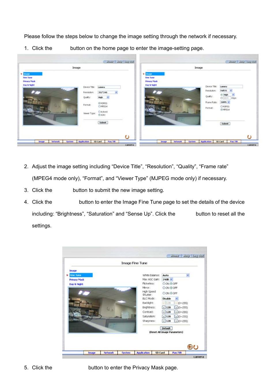 2 change image setting | IPX DDK-1500 (NTSC) User Manual | Page 29 / 107