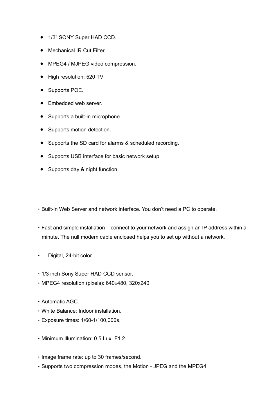 2 product features, 3 technical specifications, Roduct | Eatures, Echnical, Pecifications | IPX DDK-1500 (NTSC) User Manual | Page 7 / 107