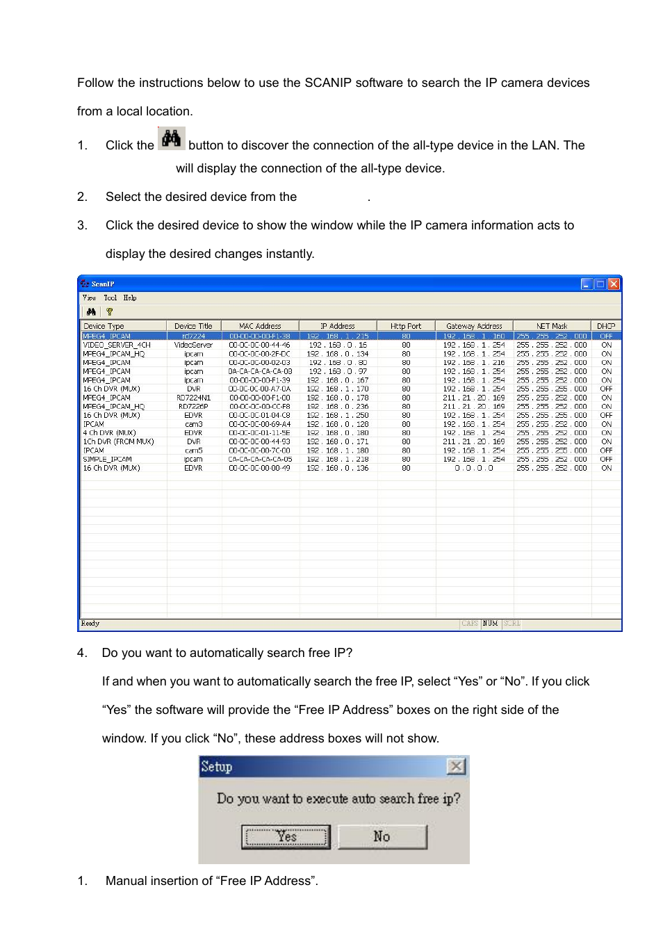 Appendix 1. –scanip | IPX DDK-1500 (NTSC) User Manual | Page 87 / 107