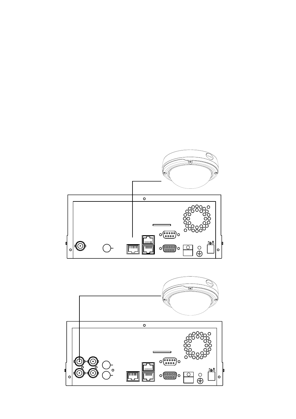 13 3. installation, 1 connecting with an nvr, 2 connecting with a dvr | Lan camera, Ip camera | IPX DDK-1500D User Manual | Page 13 / 111