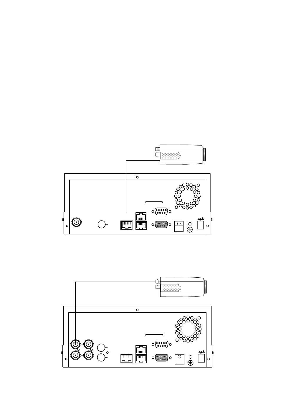 Installation, 1 connecting with an nvr, 2 connecting with a dvr | 12 3. installation, Lan camera | IPX DDK-1200 User Manual | Page 14 / 108