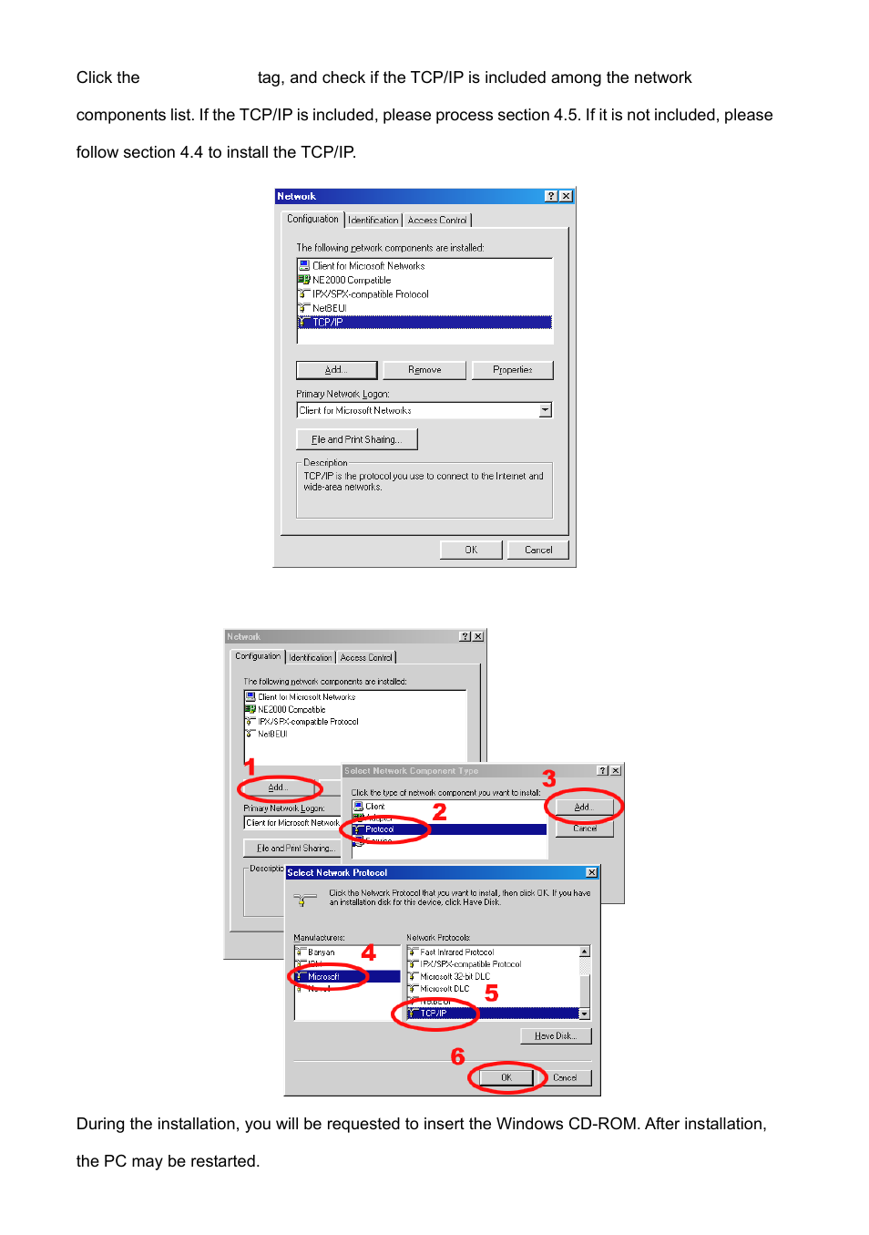4 tcp/ip installation, 4 tcp/ip i, Nstallation | IPX VE-3500 User Manual | Page 20 / 94