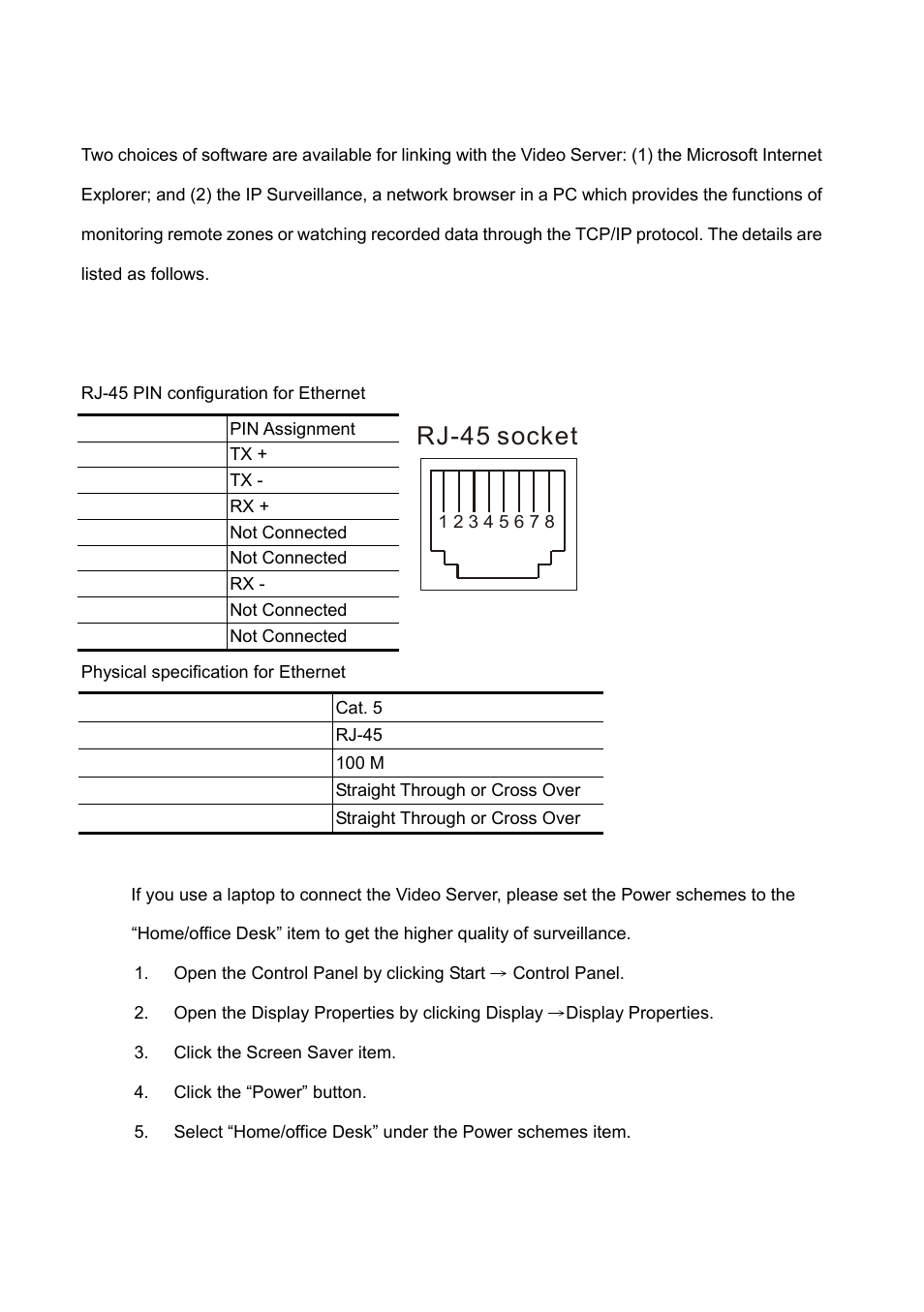 Rj-45 socket | IPX VE-3500 User Manual | Page 24 / 94