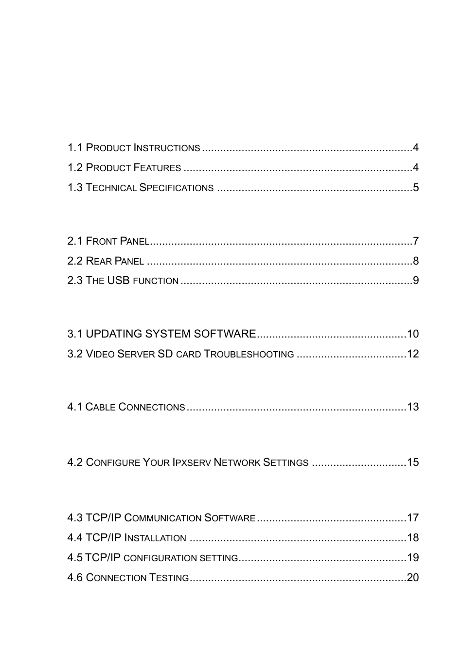 IPX VE-3500 User Manual | Page 3 / 94