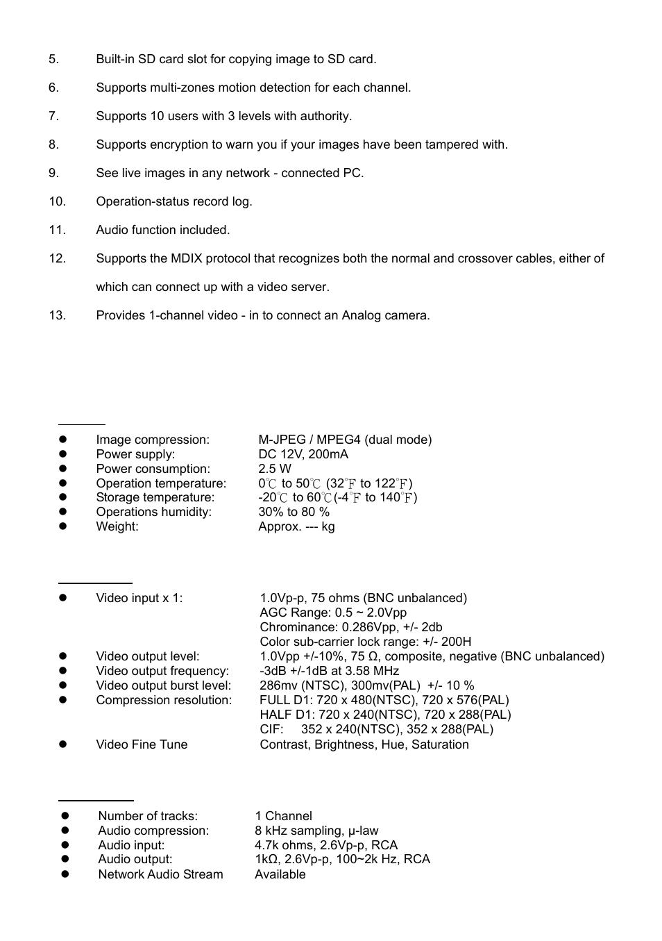 3 technical specifications, Echnical, Pecifications | IPX VE-3500 User Manual | Page 7 / 94