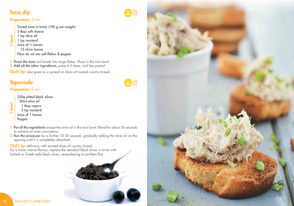 Tuna dip tapenade | Magimix COMPACT 3200 XL User Manual | Page 20 / 79