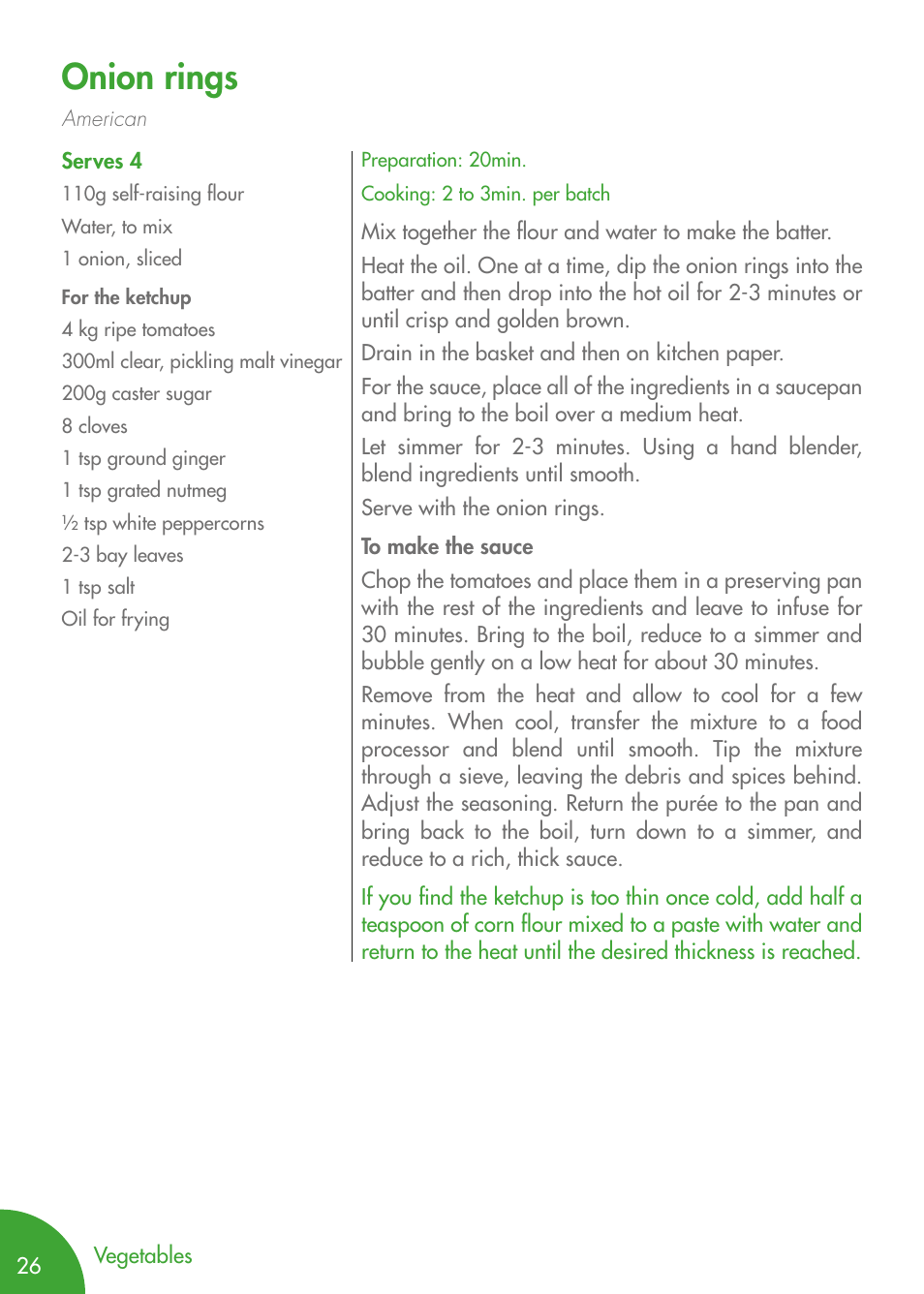 Onion rings | Magimix PRO 500 User Manual | Page 28 / 44