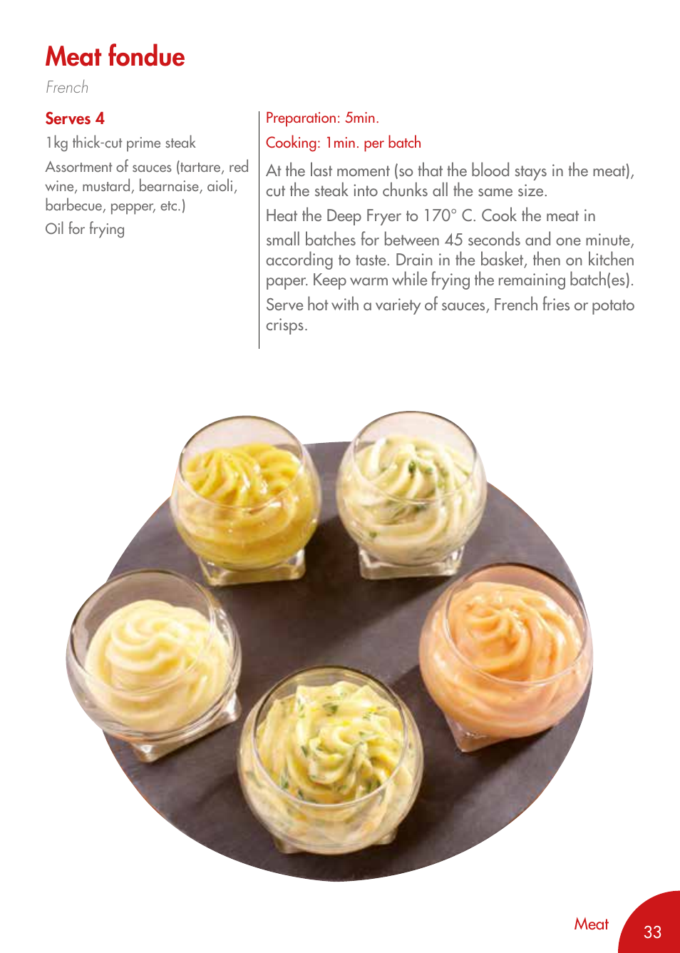 Meat fondue | Magimix PRO 500 User Manual | Page 35 / 44
