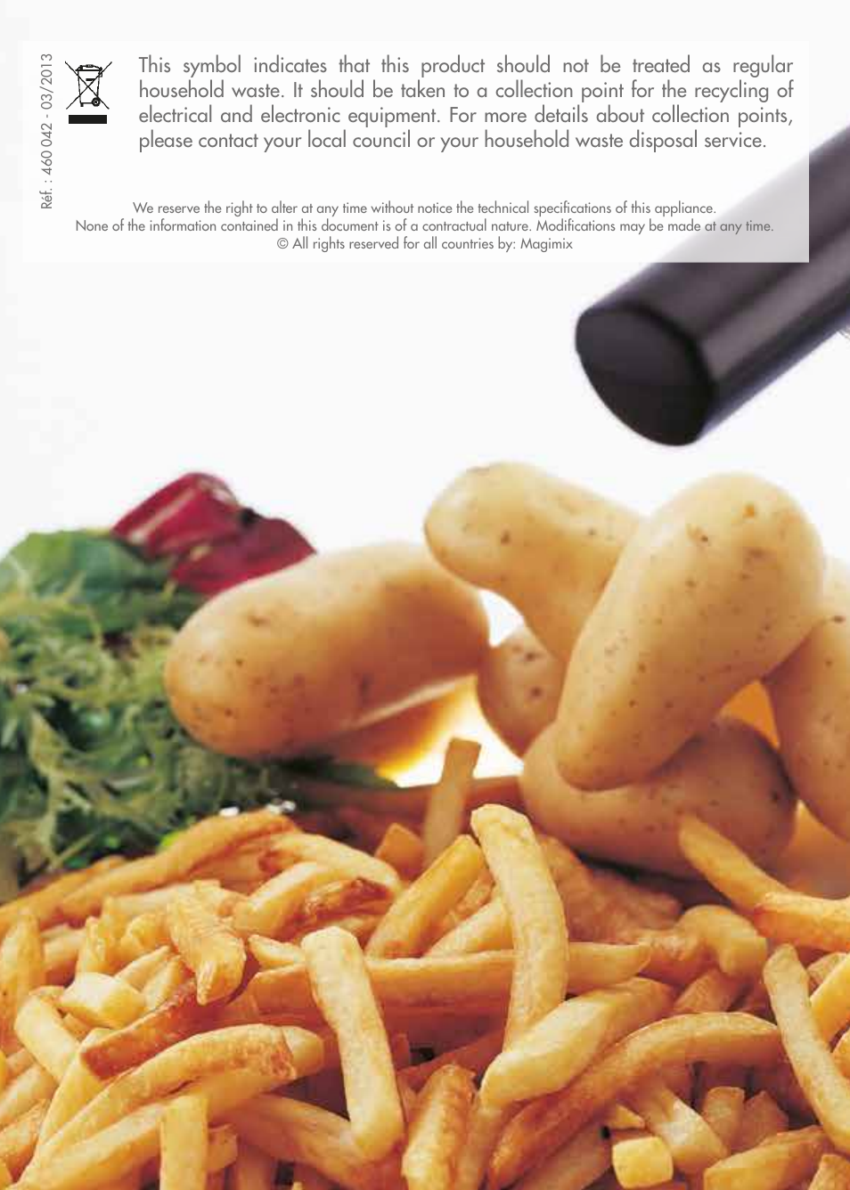 Magimix PRO 500 User Manual | Page 42 / 44