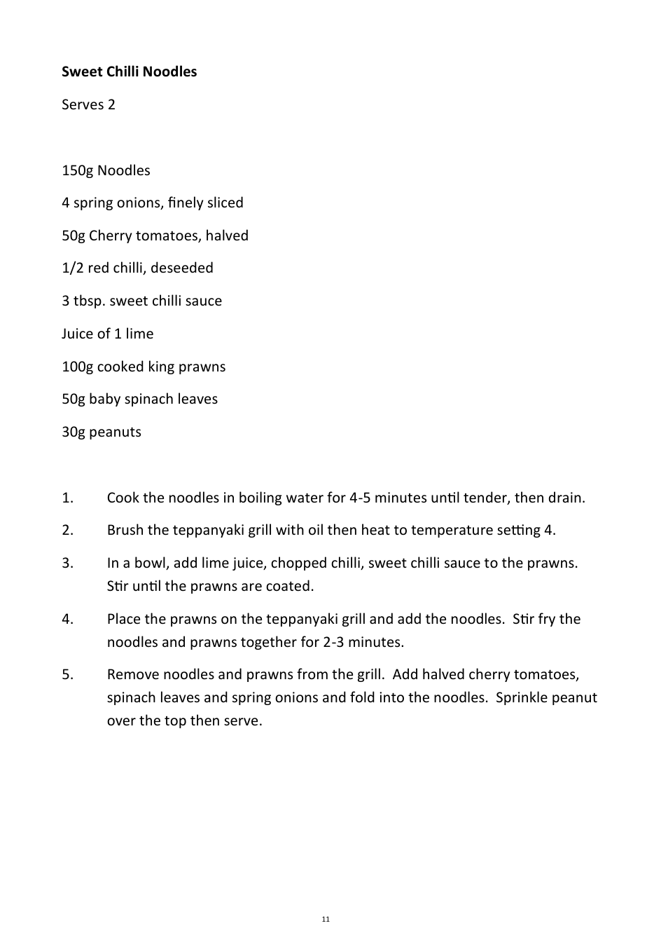 Andrew James AJ000040 Teppanyaki Electric Table Grill User Manual | Page 11 / 15