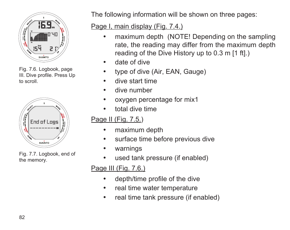 SUUNTO D9 User Manual | Page 84 / 122