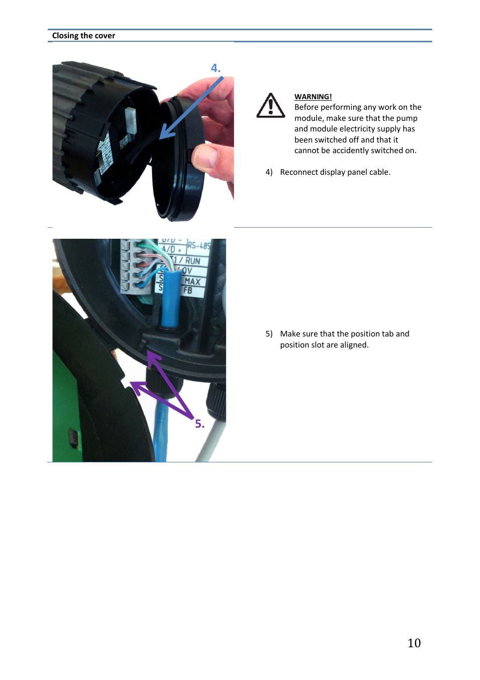 IMP Pumps NMTC module User Manual | Page 10 / 41