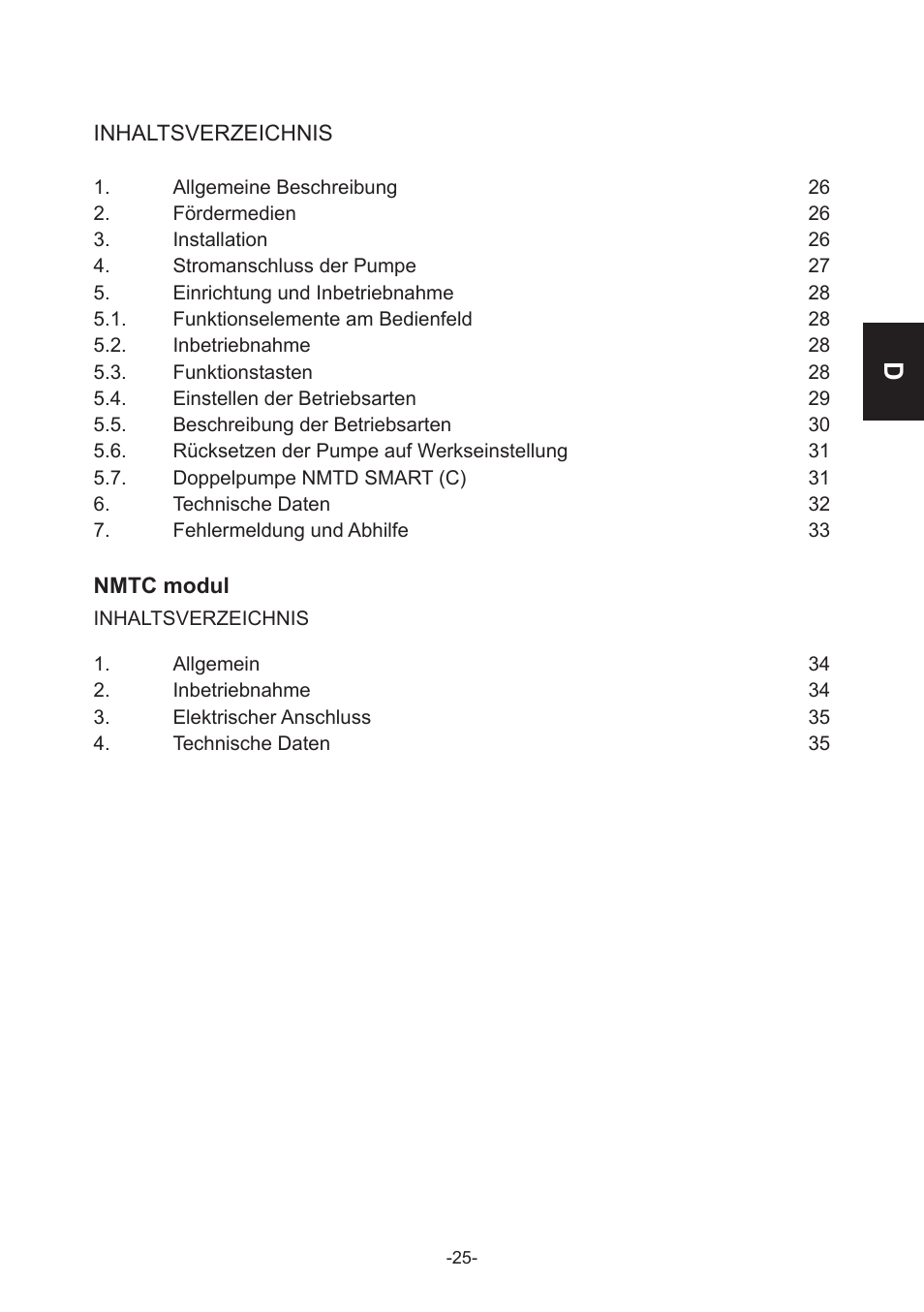 IMP Pumps NMT(D) SMART (C) User Manual | Page 25 / 56