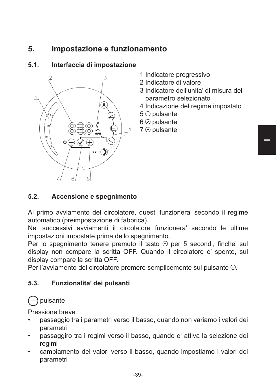 I5. impostazione e funzionamento | IMP Pumps NMT(D) SMART (C) User Manual | Page 39 / 56