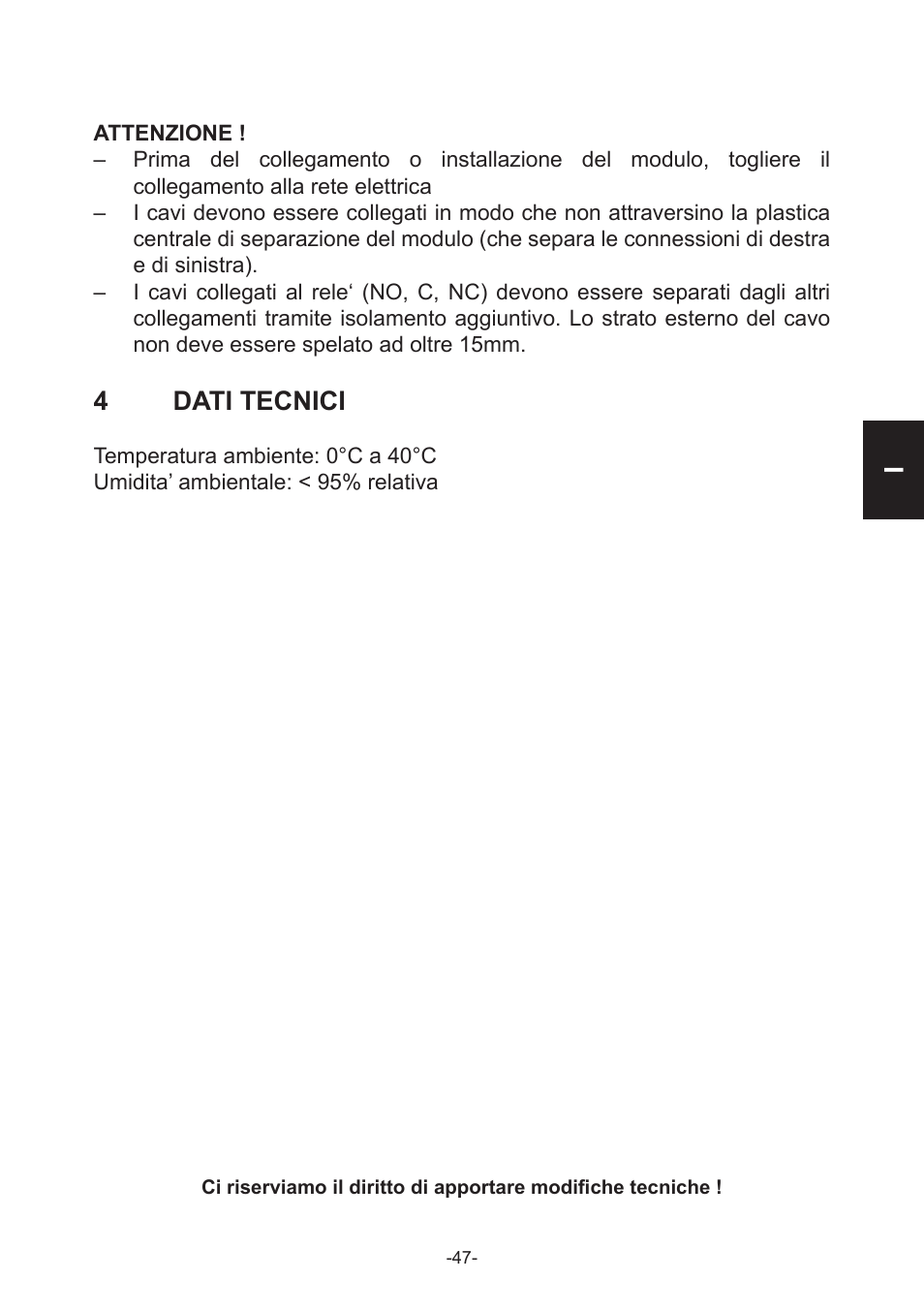 4dati tecnici | IMP Pumps NMT(D) SMART (C) User Manual | Page 47 / 56