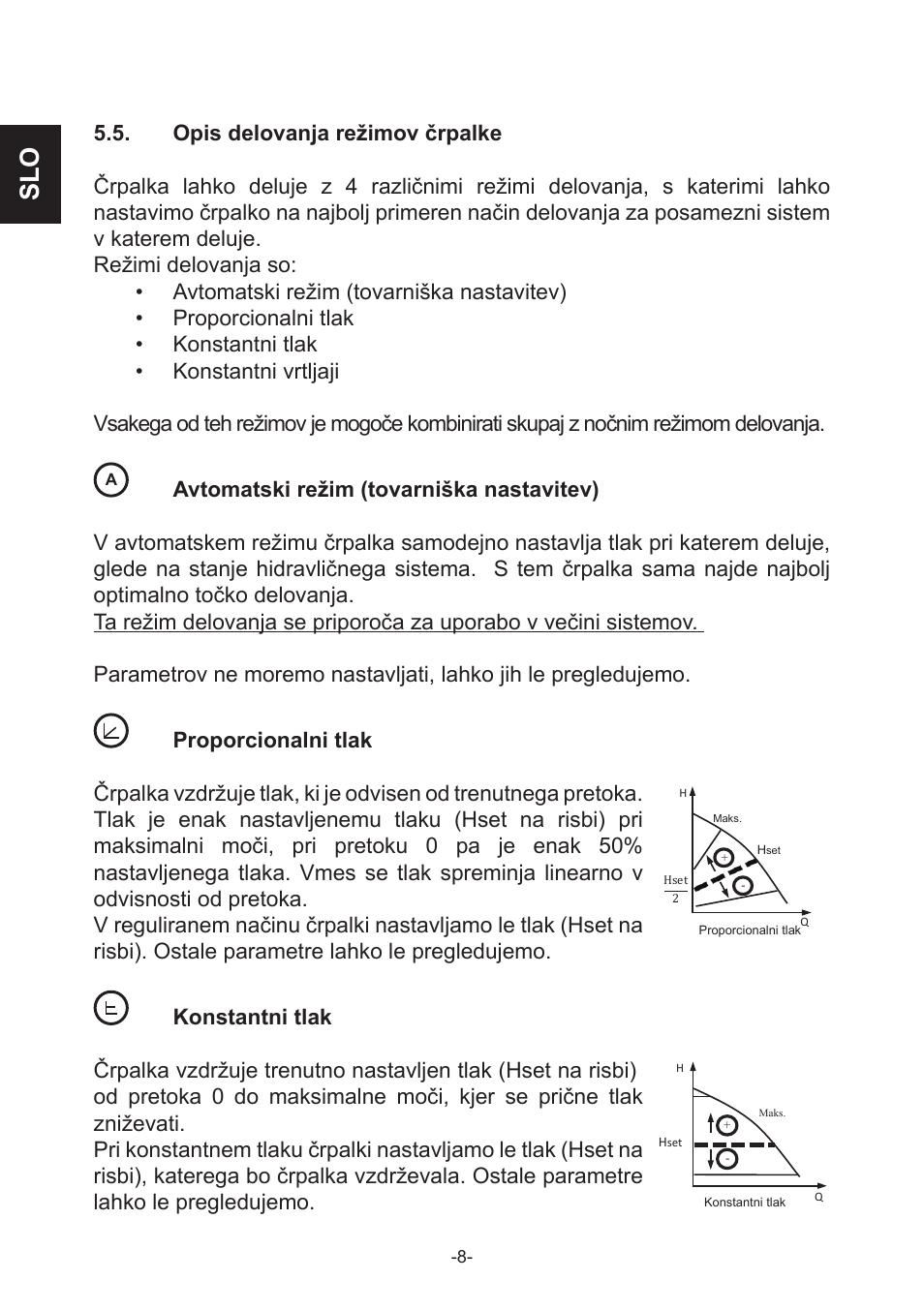 Nastavitev črpalke na tovarniške nastavitve | IMP Pumps NMT(D) SMART (C) User Manual | Page 8 / 56