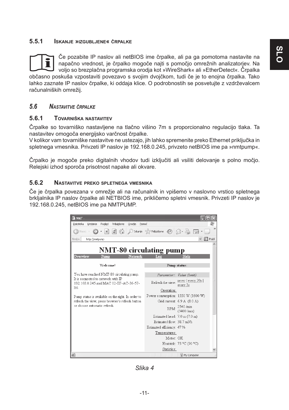 IMP Pumps NMT(D) 40-100 & NMT SAN flanges User Manual | Page 11 / 80