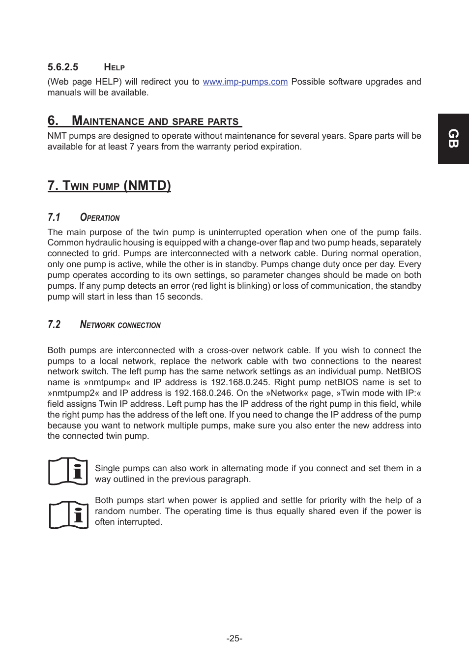 Nmtd) | IMP Pumps NMT(D) 40-100 & NMT SAN flanges User Manual | Page 25 / 80