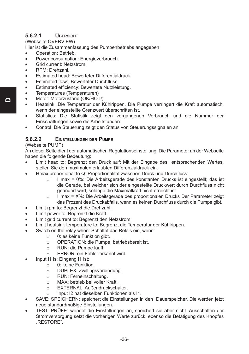 IMP Pumps NMT(D) 40-100 & NMT SAN flanges User Manual | Page 36 / 80