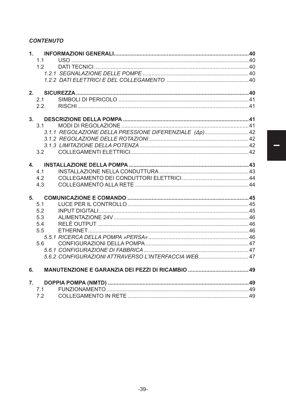 IMP Pumps NMT(D) 40-100 & NMT SAN flanges User Manual | Page 39 / 80