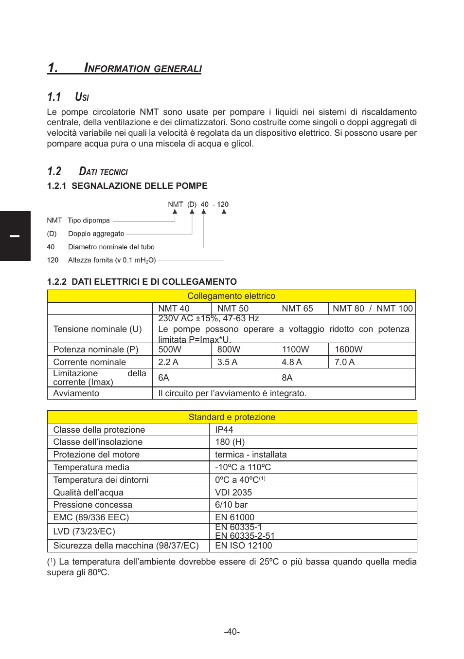 IMP Pumps NMT(D) 40-100 & NMT SAN flanges User Manual | Page 40 / 80