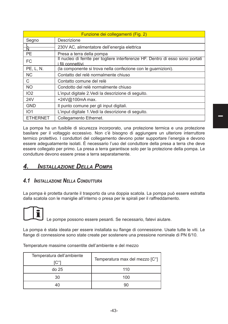 IMP Pumps NMT(D) 40-100 & NMT SAN flanges User Manual | Page 43 / 80
