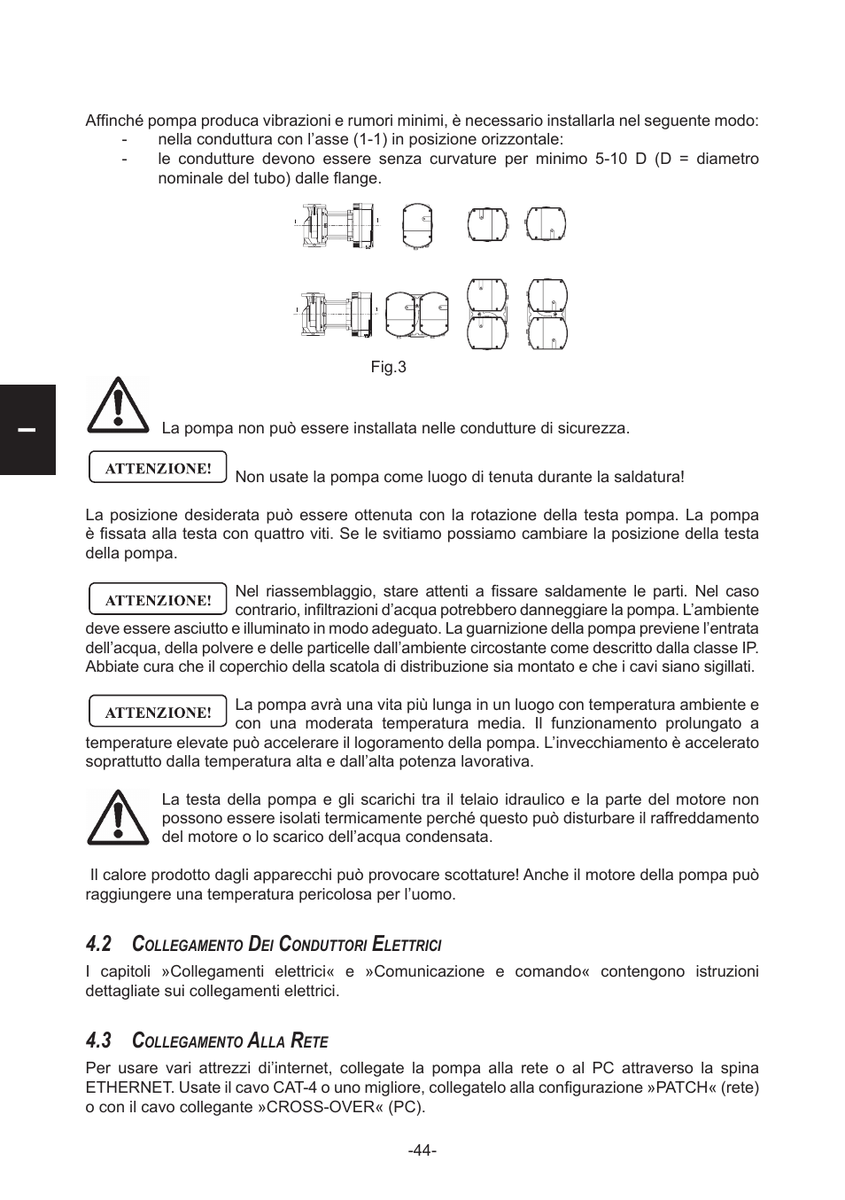 IMP Pumps NMT(D) 40-100 & NMT SAN flanges User Manual | Page 44 / 80