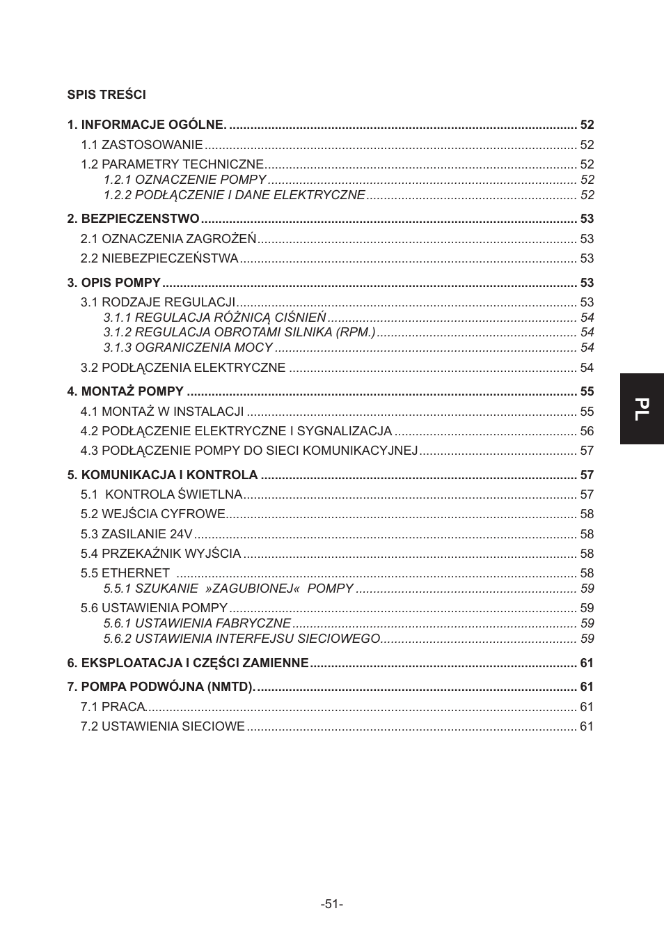 IMP Pumps NMT(D) 40-100 & NMT SAN flanges User Manual | Page 51 / 80