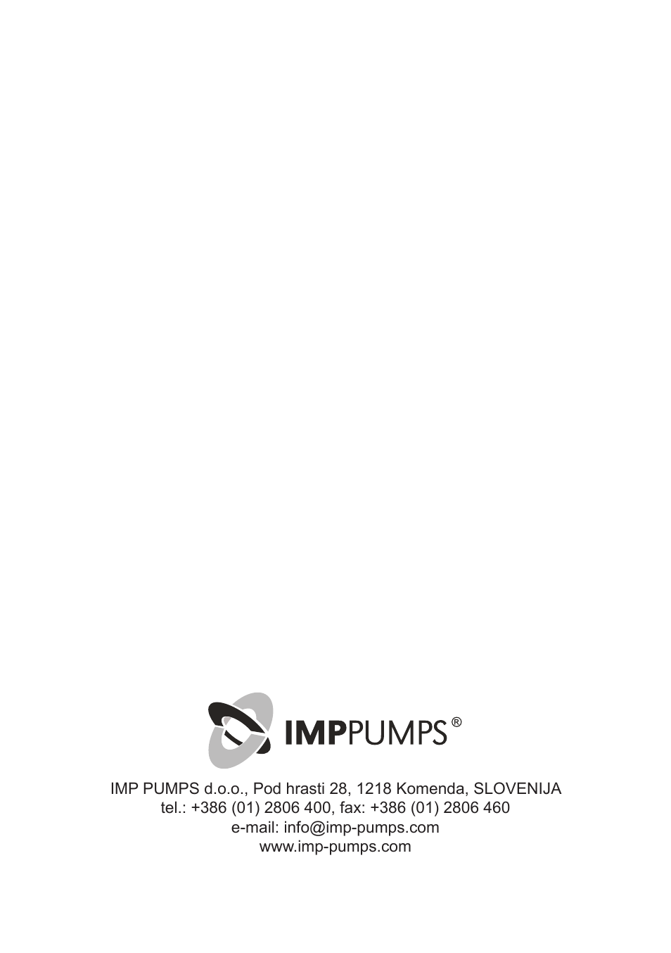 IMP Pumps GHN(M)(D)basic(auto) & SANbasic 40-100 flanges User Manual | Page 104 / 104