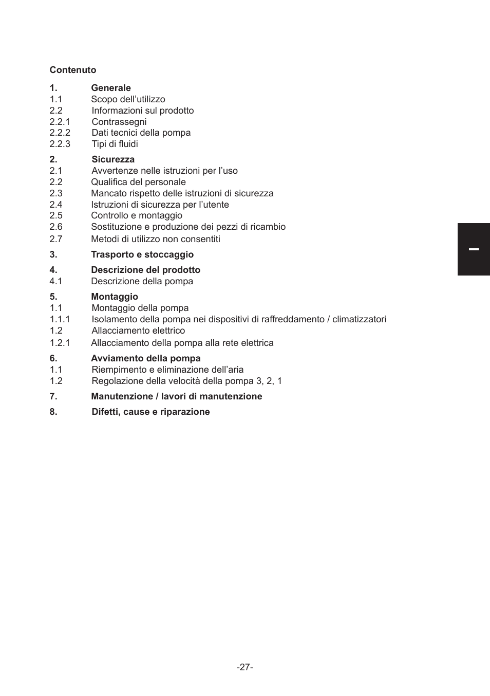 IMP Pumps GHN(M)(D)basic(auto) & SANbasic 40-100 flanges User Manual | Page 27 / 104