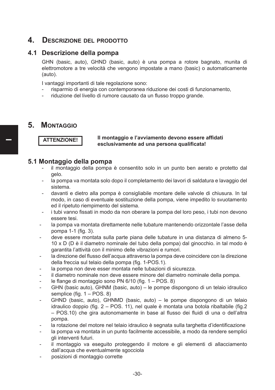 I4. d | IMP Pumps GHN(M)(D)basic(auto) & SANbasic 40-100 flanges User Manual | Page 30 / 104