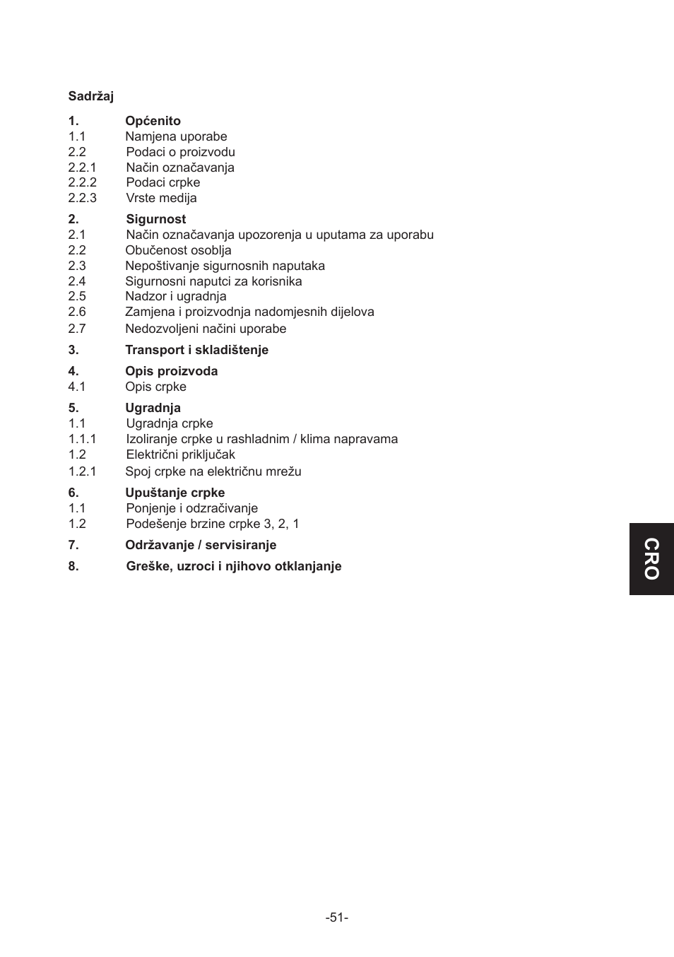 IMP Pumps GHN(M)(D)basic(auto) & SANbasic 40-100 flanges User Manual | Page 51 / 104