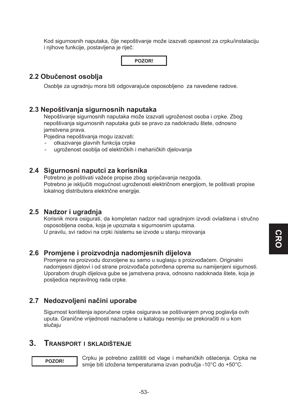 IMP Pumps GHN(M)(D)basic(auto) & SANbasic 40-100 flanges User Manual | Page 53 / 104