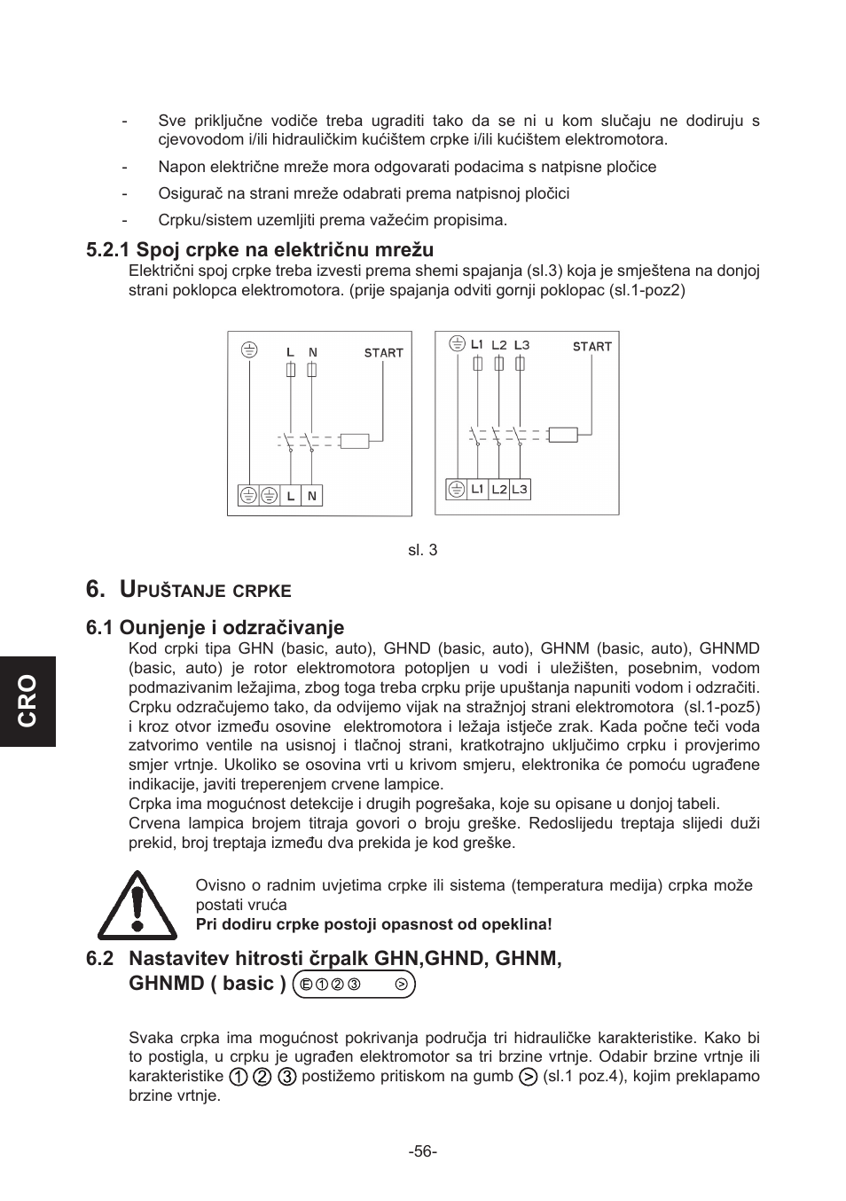 IMP Pumps GHN(M)(D)basic(auto) & SANbasic 40-100 flanges User Manual | Page 56 / 104