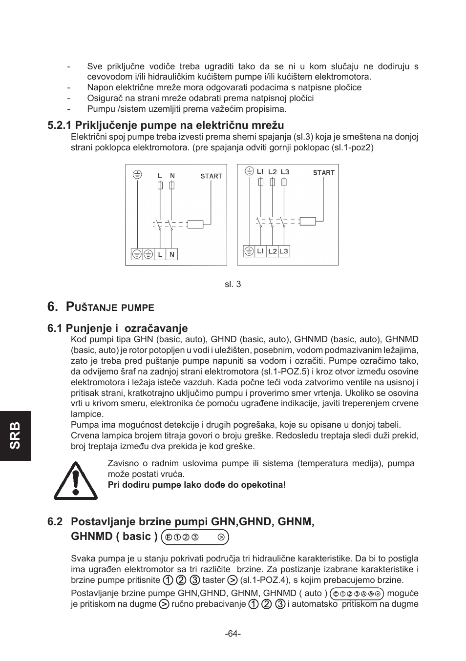 IMP Pumps GHN(M)(D)basic(auto) & SANbasic 40-100 flanges User Manual | Page 64 / 104