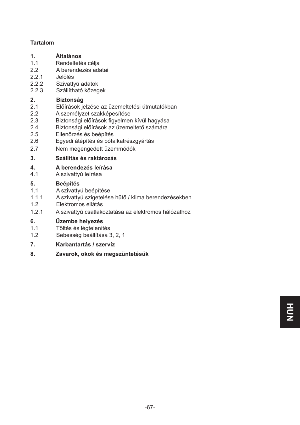 IMP Pumps GHN(M)(D)basic(auto) & SANbasic 40-100 flanges User Manual | Page 67 / 104