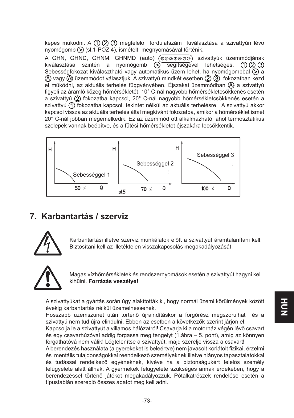 Karbantartás / szerviz | IMP Pumps GHN(M)(D)basic(auto) & SANbasic 40-100 flanges User Manual | Page 73 / 104