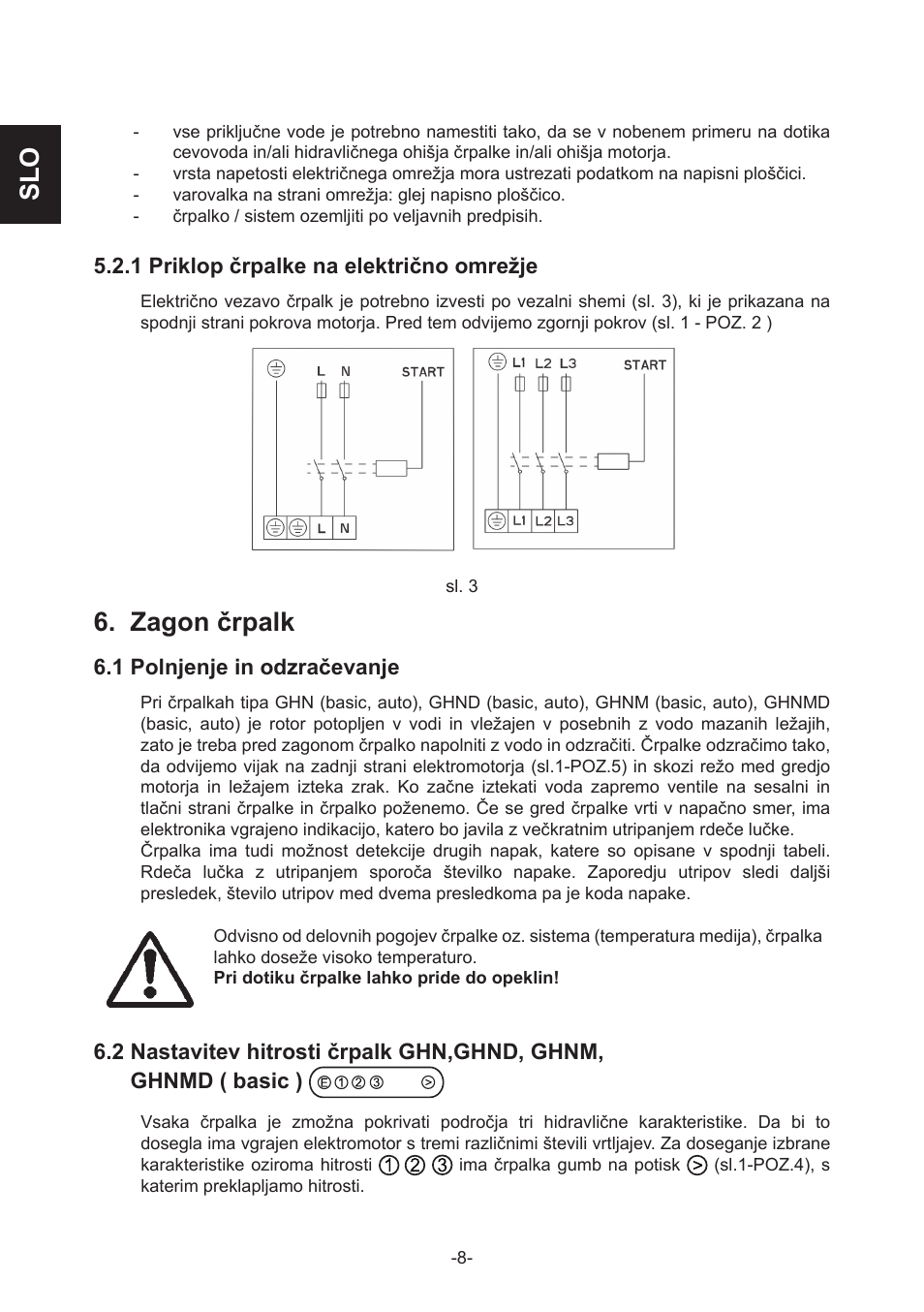 Zagon črpalk | IMP Pumps GHN(M)(D)basic(auto) & SANbasic 40-100 flanges User Manual | Page 8 / 104