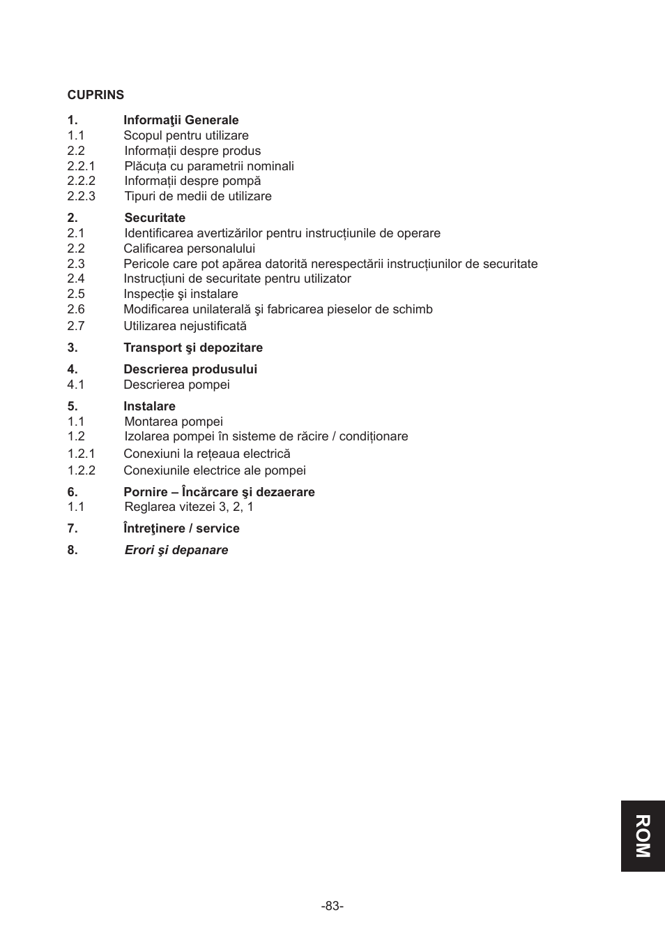 IMP Pumps GHN(M)(D)basic(auto) & SANbasic 40-100 flanges User Manual | Page 83 / 104